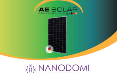 Η NanoDomi Επίσημος διανομέας της AE Solar