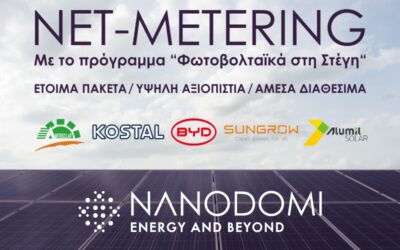 Net Metering Στέγη Άρθρο 400x250, Nanodomi